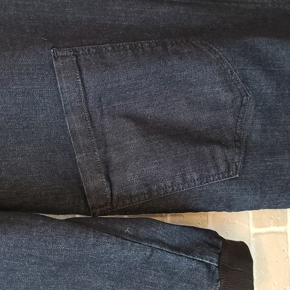 Mavi Indigo Move Women's Denim Hodded Mid-Long Parka Jacket ( Sz S/M) - Picture 3 of 11